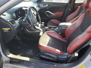 2015 Hyundai Veloster Turbo with VIN KMHTC6AE1FU222528, listed as a Copart auction lot 53470355 with 94,019 mi miles and Salvage title. Bid and sale history available at DreamBid. Image 7.