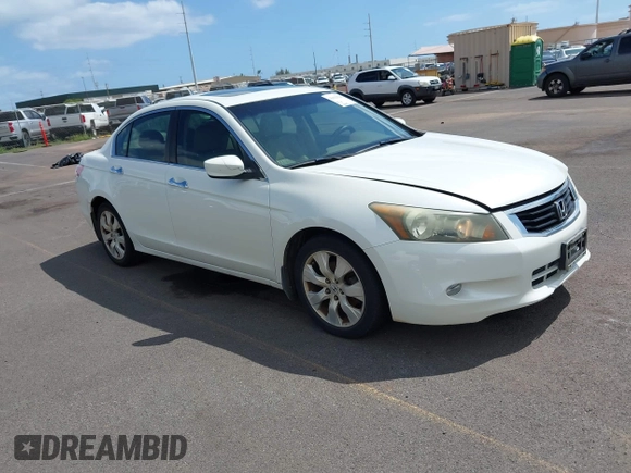 2010 Honda Accord EX-L z VIN 1HGCP3F85AA021141, wystawiony jako IAAI lot #41632924 z przebiegiem 135 987 mil mil oraz . Historia ofert i sprzedaży dostępna na DreamBid. Obrazek 1.