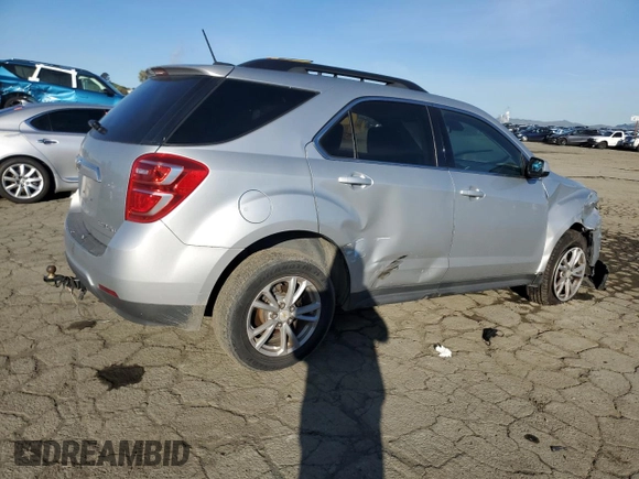 2016 Chevrolet Equinox LT with VIN 2GNALCEKXG1183176, listed as a Copart auction lot 44502695 with 253,348 mi miles and Salvage Title. Bid and sale history available at carsss.com. Image 3.