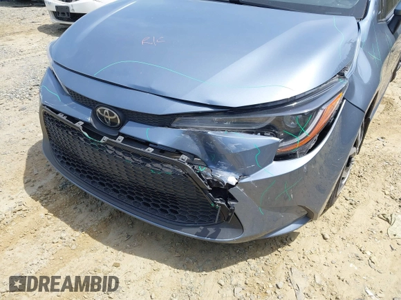 2021 Toyota Corolla LE with VIN JTDEPMAE2MJ148539, listed as a IAAI auction lot 42137624 with 67,983 mi miles and . Bid and sale history available at DreamBid. Image 6.