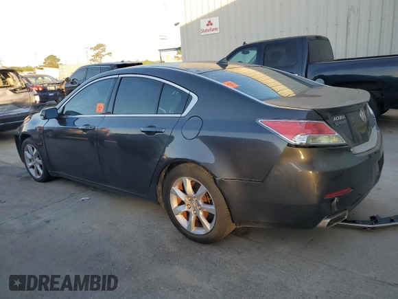 2012 Acura TL Tech Auto with VIN 19UUA8F52CA036451, listed as a Copart auction lot 51987955 with 123,568 mi miles and Salvage Title. Bid and sale history available at carsss.com. Image 2.