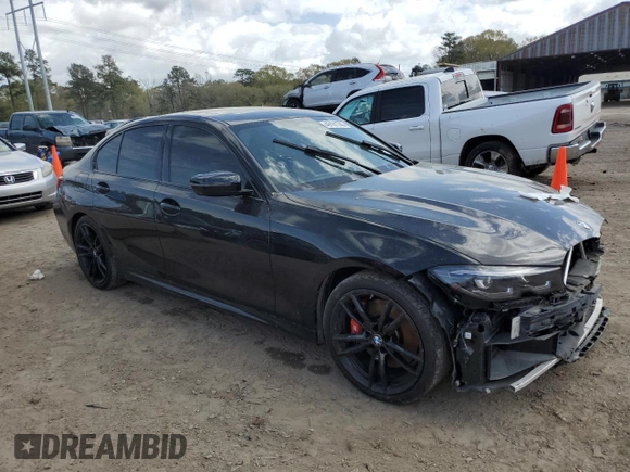 2022 BMW 3 Series M340i with VIN 3MW5U7J09N8C70162, listed as a Copart auction lot 49161745 with 40,503 mi miles and Salvage Title. Bid and sale history available at carsss.com. Image 4.