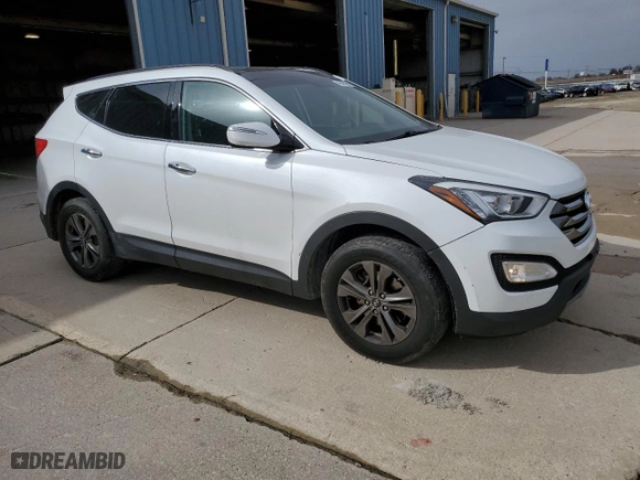 2014 Hyundai Santa Fe Sport with VIN 5XYZU3LB8EG177178, listed as a Copart auction lot 49426995 with 175,082 mi miles and Salvage Title. Bid and sale history available at carsss.com. Image 4.