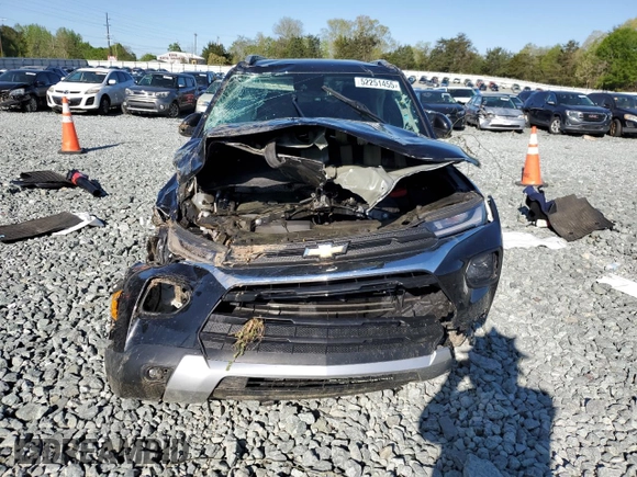 2021 Chevrolet TrailBlazer LT with VIN KL79MPSL2MB143132, listed as a Copart auction lot 52251455 with 47,480 mi miles and Salvage Title. Bid and sale history available at carsss.com. Image 5.