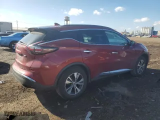 2019 Nissan Murano SV with VIN 5N1AZ2MJ8KN106206, listed as a Copart auction lot 50527035 with 138,365 mi miles and Salvage Title. Bid and sale history available at carsss.com. Image 3.