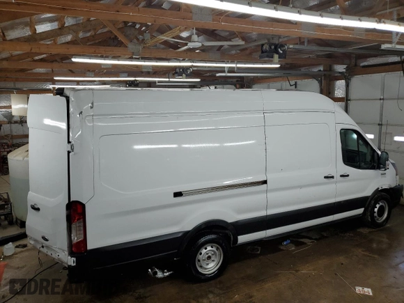 2022 Ford Transit Cargo with VIN 1FTBR3X8XNKA74422, listed as a Copart auction lot 60477255 with 81,699 mi miles and Salvage title. Bid and sale history available at DreamBid. Image 3.