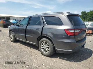 2017 Dodge Durango SXT with VIN 1C4RDHAG9HC860026, listed as a Copart auction lot 59656105 with 130,452 mi miles and Salvage title. Bid and sale history available at DreamBid. Image 2.