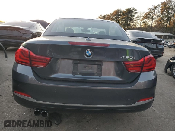 2018 BMW 4 Series 430i with VIN WBA4Z1C59JEC71972, listed as a Copart auction lot 84055464 with 120,699 mi miles and Salvage Title. Bid and sale history available at DreamBid. Image 6.