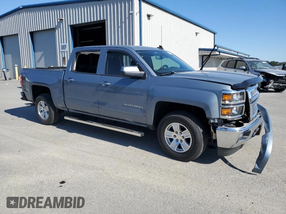 2015 Chevrolet Silverado 1500 LT with VIN 3GCUKREC7FG466810, listed as a Copart auction lot 55700145 with Not Provided miles and Salvage Title. Bid and sale history available at DreamBid. Image 4.