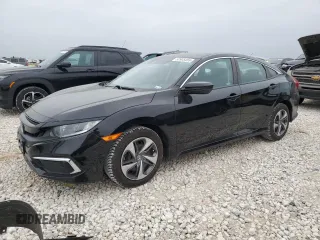 2019 Honda Civic LX with VIN 2HGFC2F60KH505609, listed as a Copart auction lot 50905455 with 101,807 mi miles and Salvage Title. Bid and sale history available at DreamBid. Image 1.