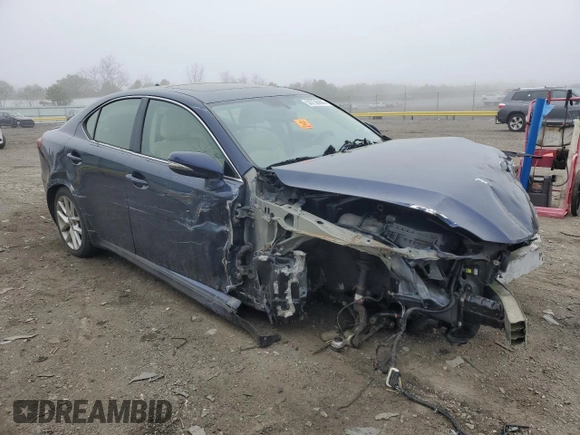 2012 Lexus IS 250 with VIN JTHCF5C25C5059380, listed as a Copart auction lot 50736985 with Not Provided miles and Salvage Title. Bid and sale history available at DreamBid. Image 4.