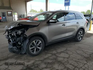 2019 Kia Sorento EX with VIN 5XYPHDA51KG525896, listed as a Copart auction lot 55967125 with 65,471 mi miles and Salvage title. Bid and sale history available at DreamBid. Image 1.