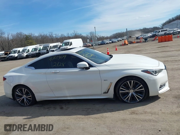 2017 Infiniti Q60 Sport with VIN JN1EV7EL8HM550153, listed as a IAAI auction lot 41701379 with 111,476 mi miles. Bid and sale history available at carsss.com. Image 13.