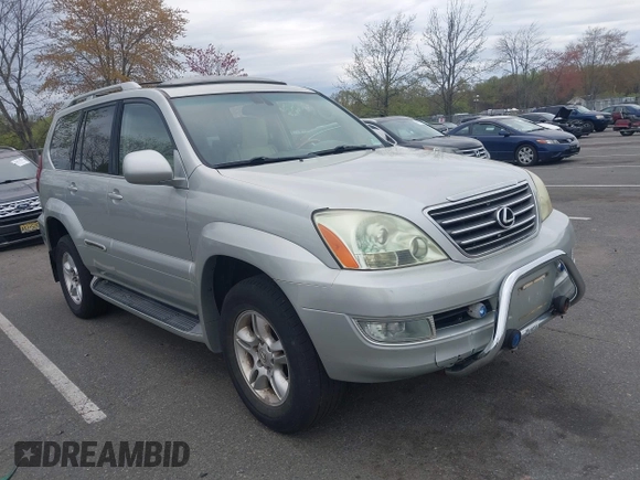 2004 Lexus GX with VIN JTJBT20X240063922, listed as a IAAI auction lot 42087170 with 251,366 mi miles. Bid and sale history available at carsss.com. Image 1.