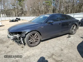 2015 Audi A7 3.0 Prestige with VIN WAU2GAFC2FN063296, listed as a Copart auction lot 43874424 with 99,370 mi miles. Bid and sale history available at carsss.com. Image 1.