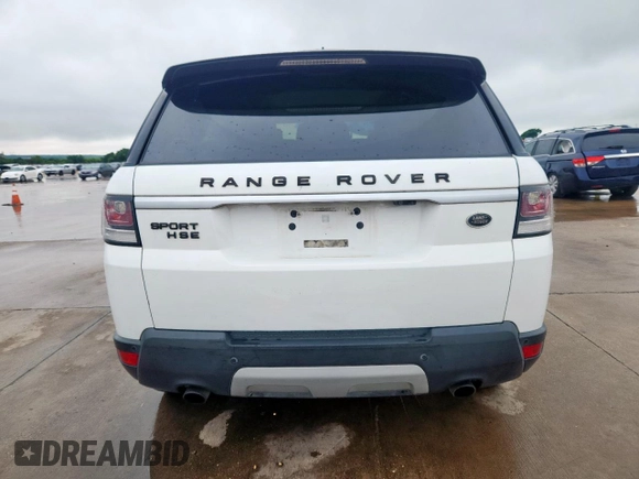 2016 Land Rover Range Rover Sport HSE with VIN SALWR2VF1GA570272, listed as a Copart auction lot 60835715 with 143,864 mi miles and Clean title. Bid and sale history available at DreamBid. Image 6.