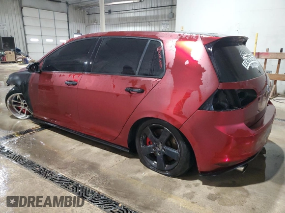 2015 Volkswagen Golf GTI Autobahn w/Performance Pkg with VIN 3VW447AU6FM103264, listed as a Copart auction lot 87304994 with 107,783 mi miles and Salvage Title. Bid and sale history available at carsss.com. Image 2.