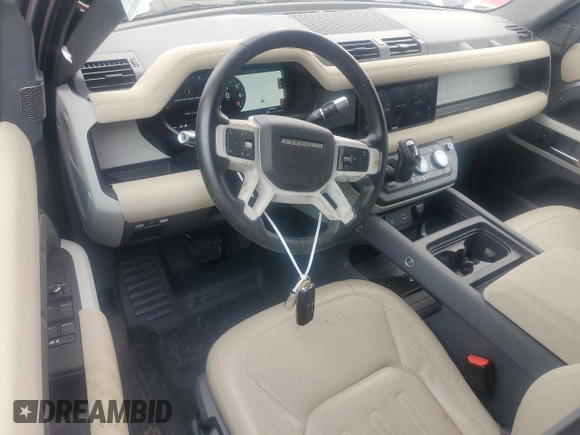 2021 Land Rover Defender S с VIN SALEJ7RX7M2062011, выставлен на аукционе Copart как лот 54678665 с пробегом 38 533 миль миль и Списание • Salvage title. История ставок и продаж доступна на DreamBid. Изображение 8.