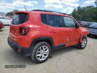 2017 Jeep Renegade Latitude with VIN ZACCJBBB9HPF93903, listed as a Copart auction lot 56180255 with 89,090 mi miles and Salvage title. Bid and sale history available at DreamBid. Image 3.