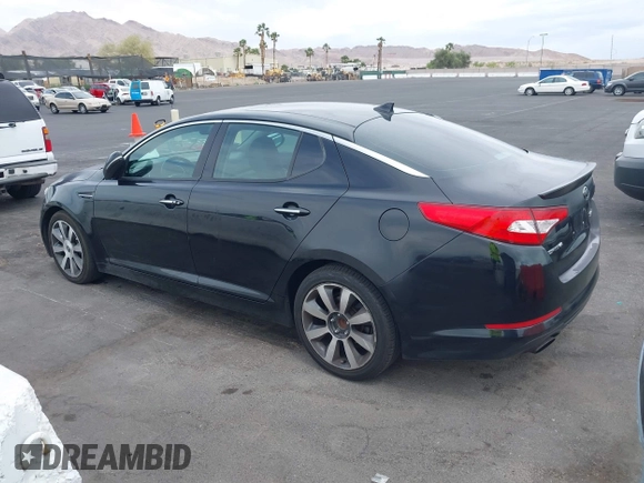 2012 Kia Optima SX with VIN 5XXGR4A62CG001281, listed as a IAAI auction lot 42076190 with 188,795 mi miles and . Bid and sale history available at carsss.com. Image 3.