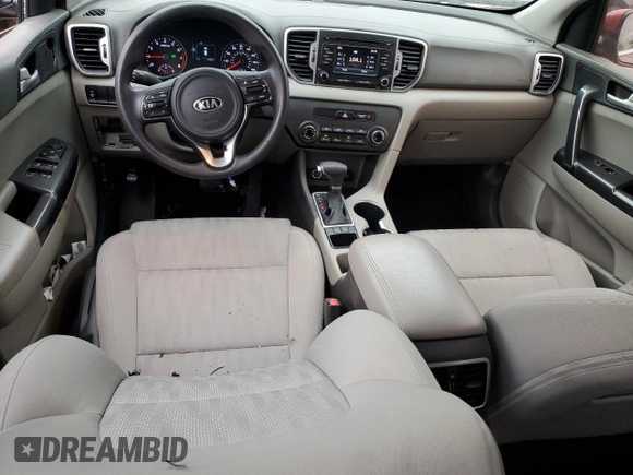 2017 Kia Sportage LX with VIN KNDPM3AC3H7114946, listed as a Copart auction lot 54172264 with 114,887 mi miles and Salvage Title. Bid and sale history available at carsss.com. Image 8.