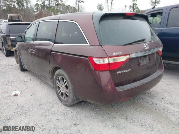 2012 Honda Odyssey EX with VIN 5FNRL5H48CB104969, listed as a IAAI auction lot 41208438 with 198,649 mi miles. Bid and sale history available at carsss.com. Image 3.
