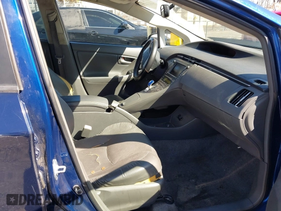 2011 Toyota Prius I with VIN JTDKN3DU8B0259962, listed as a IAAI auction lot 41851859 with 314,714 mi miles. Bid and sale history available at carsss.com. Image 5.