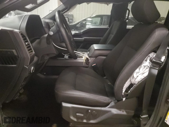 2020 Ford F-150 XL with VIN 1FTEW1E59LFA01308, listed as a Copart auction lot 52005385 with 63,711 mi miles and Salvage Title. Bid and sale history available at carsss.com. Image 7.