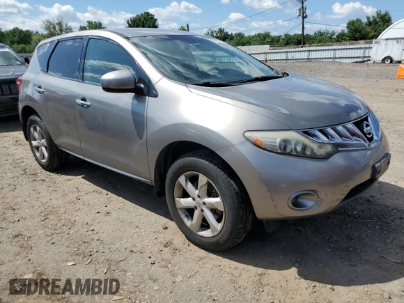 2010 Nissan Murano SL with VIN JN8AZ1MW2AW134235, listed as a Copart auction lot 66165894 with 186,595 mi miles and Salvage Title. Bid and sale history available at carsss.com. Image 4.