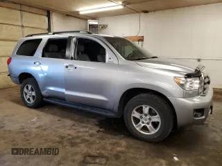 2011 Toyota Sequoia SR5 with VIN 5TDBY5G16BS048406, listed as a Copart auction lot 46434295 with 136,739 mi miles and Salvage Title. Bid and sale history available at carsss.com. Image 4.