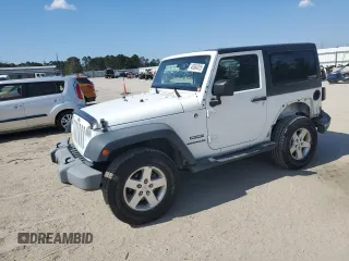 2015 Jeep Wrangler Sport with VIN 1C4GJWAG0FL508812, listed as a Copart auction lot 46584325 with 49,846 mi miles and Salvage Title. Bid and sale history available at carsss.com. Image 1.