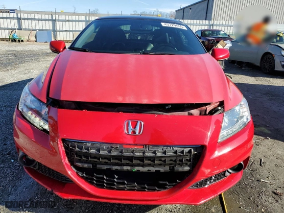 2015 Honda CR-Z EX with VIN JHMZF1D69FS000066, listed as a Copart auction lot 43729855 with 82,893 mi miles and Salvage Title. Bid and sale history available at carsss.com. Image 5.