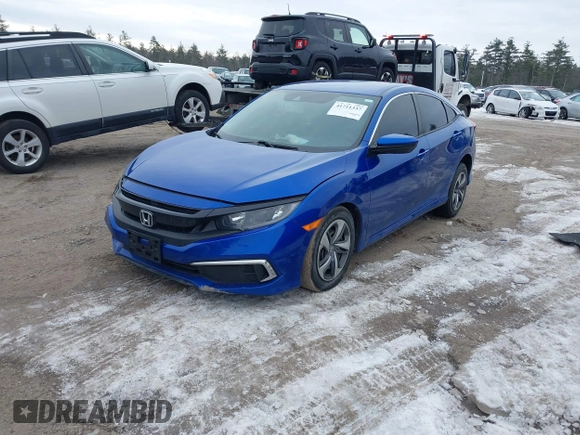 2020 Honda Civic Sedan LX with VIN 2HGFC2F64LH514640, listed as a IAAI auction lot 41711337 with 84,777 mi miles. Bid and sale history available at carsss.com. Image 18.