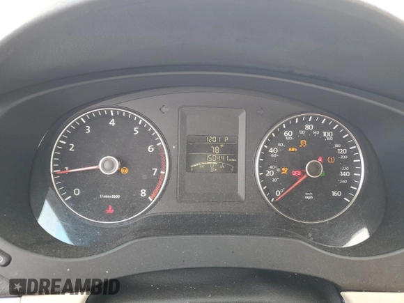 2014 Volkswagen Jetta SE with VIN 3VWD17AJ6EM387167, listed as a Copart auction lot 52251955 with 150,441 mi miles and Salvage title. Bid and sale history available at DreamBid. Image 9.