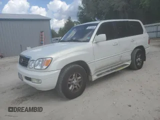 1998 Lexus LX 470 z VIN JT6HT00W1W0023754, wystawiony jako Copart lot #55124585 z przebiegiem 153 150 mil mil oraz Szkoda całkowita • Salvage title. Historia ofert i sprzedaży dostępna na DreamBid. Obrazek 1.