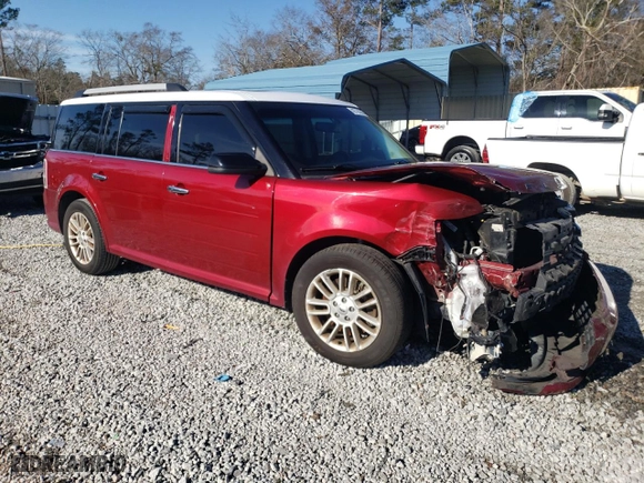 2016 Ford Flex SEL with VIN 2FMGK5C86GBA17557, listed as a Copart auction lot 42725285 with 152,073 mi miles and Salvage Title. Bid and sale history available at carsss.com. Image 4.