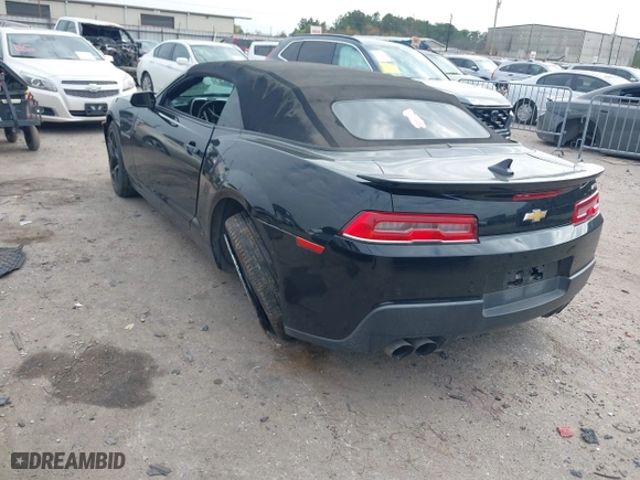 2015 Chevrolet Camaro LT with VIN 2G1FD3D35F9234386, listed as a IAAI auction lot 41254879 with 152,138 mi miles. Bid and sale history available at carsss.com. Image 3.