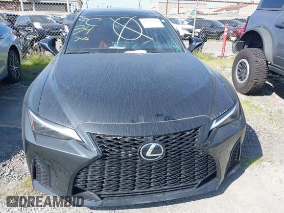 2023 Lexus IS with VIN JTHGZ1B26P5070980, listed as a IAAI auction lot 41253468 with 14,863 mi miles. Bid and sale history available at carsss.com. Image 13.