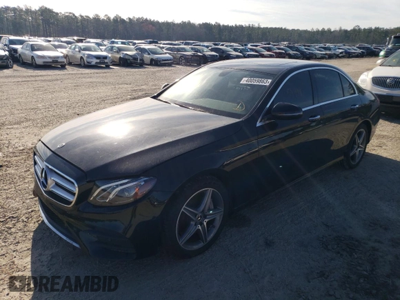 2018 Mercedes-Benz E-Class E 300 with VIN WDDZF4JB3JA306561, listed as a Copart auction lot 40059863 with 50,439 mi miles. Bid and sale history available at carsss.com. Image 1.