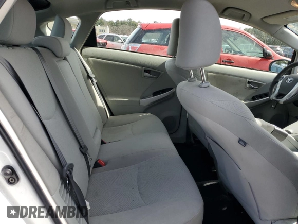 2013 Toyota Prius One with VIN JTDKN3DU1D5550647, listed as a Copart auction lot 49250345 with 129,714 mi miles and Salvage Title. Bid and sale history available at carsss.com. Image 10.