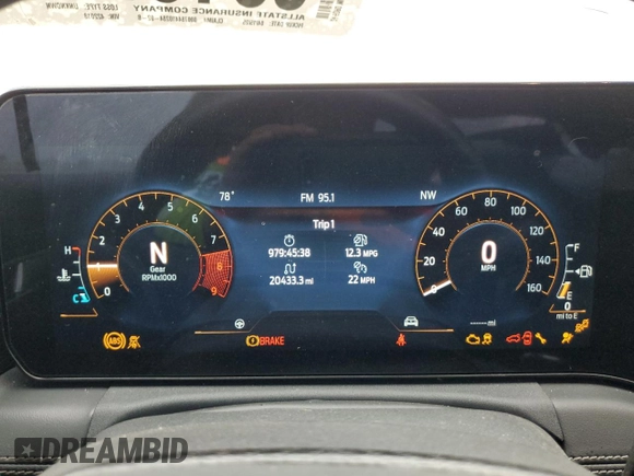 2024 Ford Mustang GT with VIN 1FA6P8CF9R5422018, listed as a Copart auction lot 53167825 with Not provided miles and Salvage title. Bid and sale history available at DreamBid. Image 9.