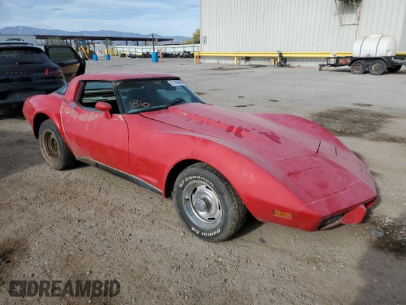 1979 Chevrolet Corvette with VIN 1Z8749S414024, listed as a Copart auction lot 51182685 with 82,688 mi miles and Clean title. Bid and sale history available at DreamBid. Image 4.