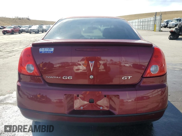 2008 Pontiac G6 GT with VIN 1G2ZH57N184118405, listed as a Copart auction lot 48583895 with 181,629 mi miles and Salvage Title. Bid and sale history available at DreamBid. Image 6.