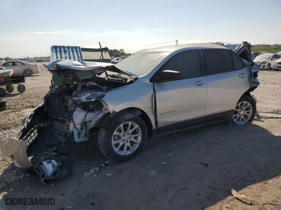2019 Chevrolet Equinox LS with VIN 3GNAXHEV9KS600991, listed as a Copart auction lot 47052365 with 0 mi miles and Non Repairable. Bid and sale history available at carsss.com. Image 1.