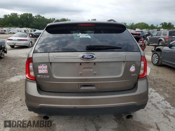 2014 Ford Edge SEL with VIN 2FMDK3JC5EBB67087, listed as a Copart auction lot 66962064 with 221,589 mi miles and Salvage Title. Bid and sale history available at carsss.com. Image 6.