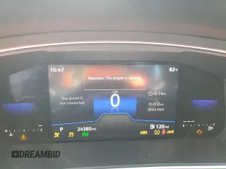 2023 Volkswagen Tiguan SE с VIN 3VVNB7AX1PM037524, выставлен на аукционе Copart как лот 55352445 с пробегом 24 380 миль миль и Списание • Salvage title. История ставок и продаж доступна на DreamBid. Изображение 9.