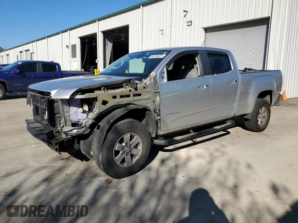2015 GMC Canyon 2WD with VIN 1GTG5AE38F1156671, listed as a Copart auction lot 85194924 with 123,597 mi miles and Salvage Title. Bid and sale history available at DreamBid. Image 1.