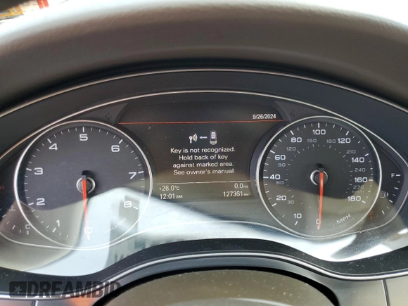 2015 Audi A6 Premium z VIN WAUFFAFC3FN033793, wystawiony jako Copart lot #59886835 z przebiegiem 127 361 mil mil oraz Czysty tytuł • Clean title. Historia ofert i sprzedaży dostępna na DreamBid. Obrazek 9.