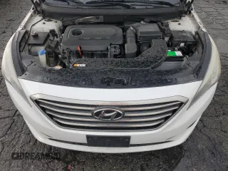 2016 Hyundai Sonata SE z VIN 5NPE24AF8GH268480, wystawiony jako Copart lot #59423185 z przebiegiem 141 474 mil mil oraz Nie do naprawy • Non repairable. Historia ofert i sprzedaży dostępna na DreamBid. Obrazek 11.
