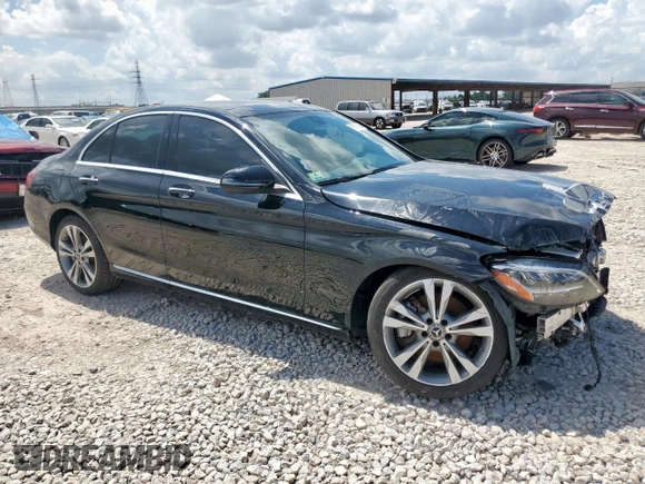 2021 Mercedes-Benz C 300 with VIN W1KWF8EB5MR643470, listed as a Copart auction lot 62184825 with 45,051 mi miles and Salvage title. Bid and sale history available at DreamBid. Image 4.